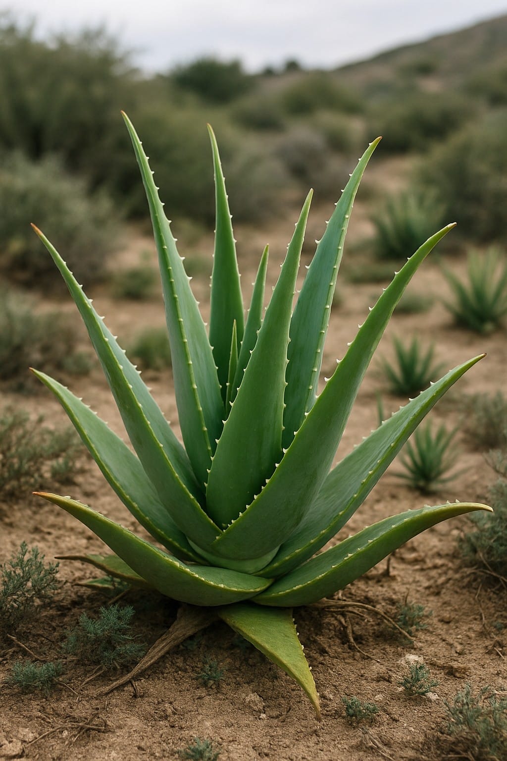 Champ d’aloe vera origine et culture