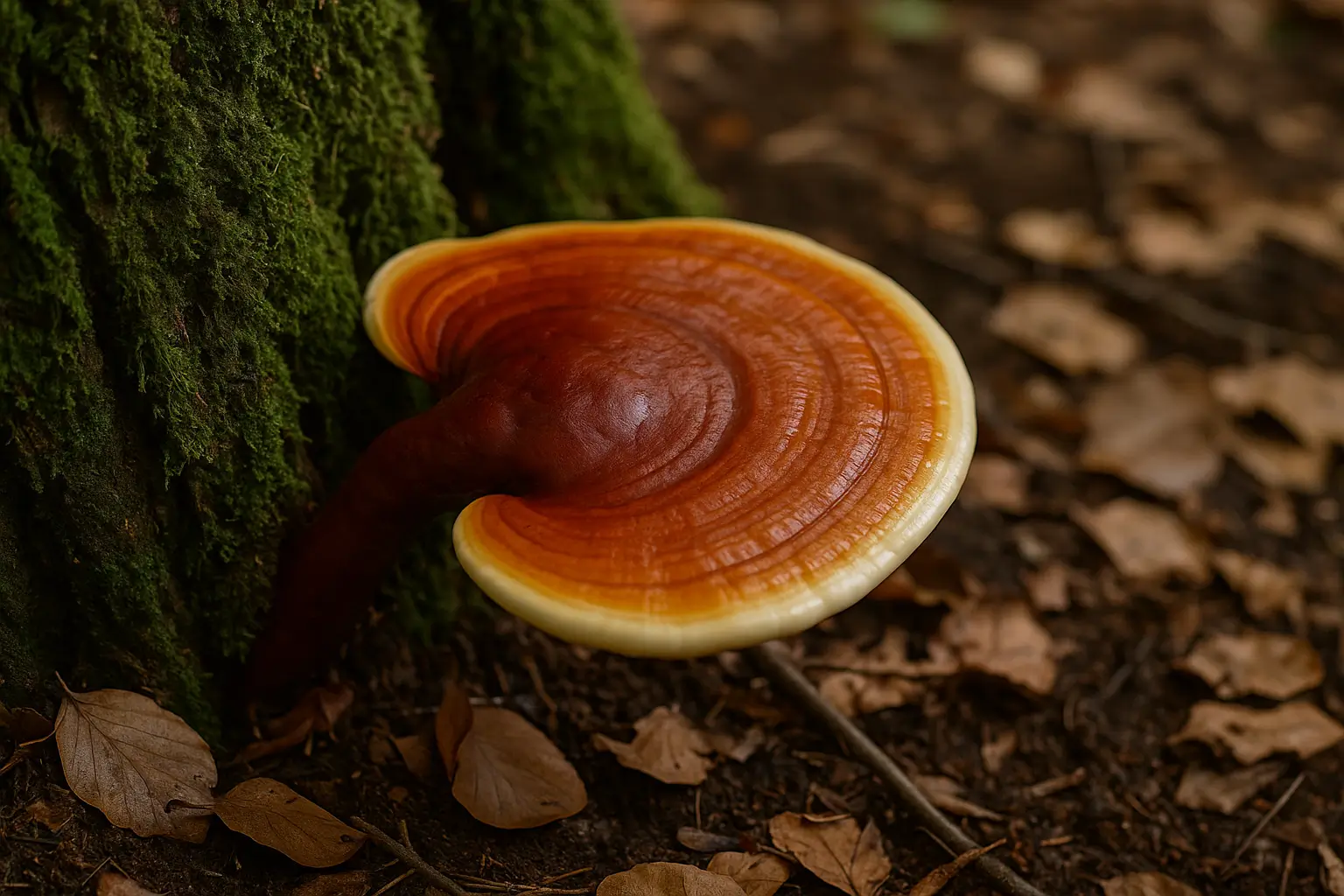 Reishi : Champignon adaptogène – Bienfaits, dosage et précautions file 0000000068546246bc98fdeb49ed444d